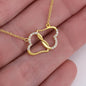 Everlasting Love - 10k Gold Hearts