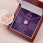 Loving Wife - Love Knot w/ Matching Earrings - Christmas Message